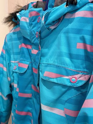 Anorak Nieve Azul y Rosa