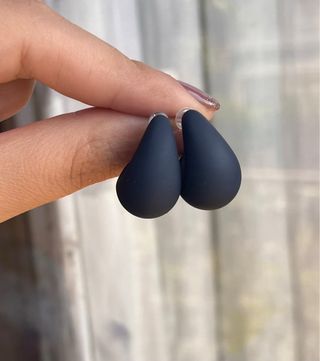 Orecchini neri a goccia