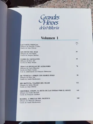 Colección comics Grandes héroes de la historia