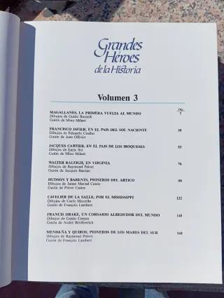 Colección comics Grandes héroes de la historia