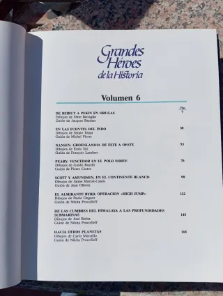 Colección comics Grandes héroes de la historia