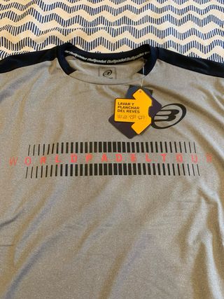 Camiseta Bullpadel WPT Gris Talla M