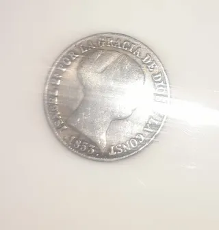 4 Reales Isabel II 1853 Sevilla Escasa