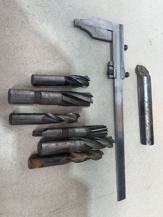Lote herramientas metalúrgicas y calibre