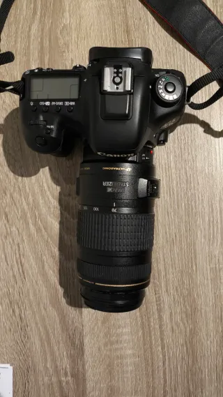 Cámara Canon + Objetivo Tamron 150-600 m G2