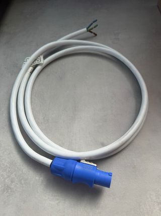 Cable Powercon Blanco