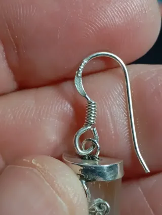 Pendientes Plata nacar y plata