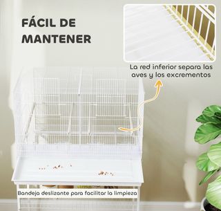 Gabbia per Uccelli con Divisore