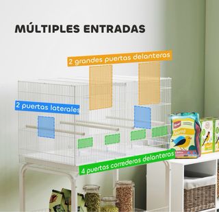 Gabbia per Uccelli con Divisore