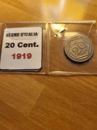 Moneta 20 Centesimi Regno d'Italia 1919