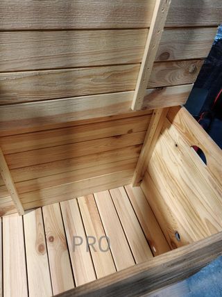 Caja de almacenamiento de madera