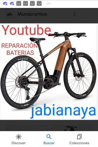 Reparación BATERÍAS bicicleta y patinete