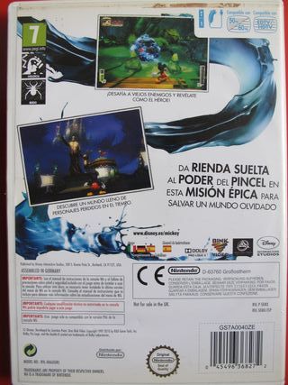 Epic Mickey Wii (PAL España) Disney Completo