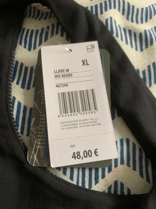 Camiseta Bullpadel wpt Negra Mujer Talla xl