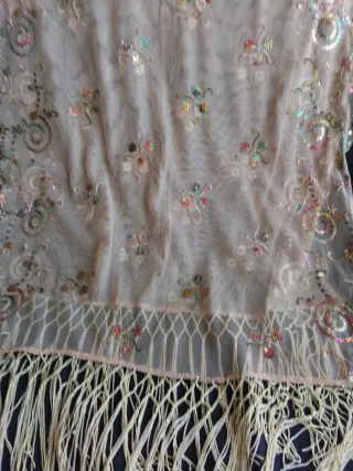 Chal Fallera Antiguo Bordado