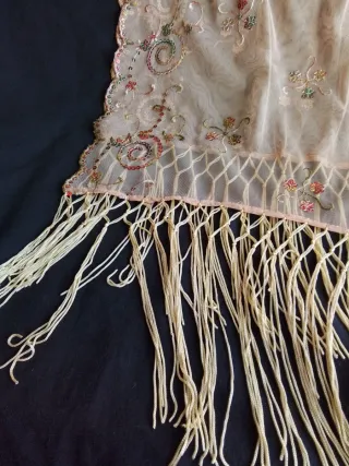 Chal Fallera Antiguo Bordado