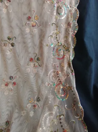 Chal Fallera Antiguo Bordado