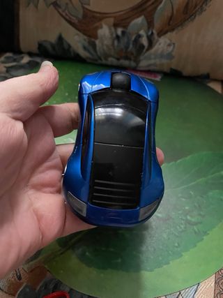 Ratón PC Coche Azul
