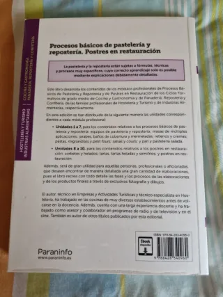 Procesos básicos de pastelería y repostería. Po...