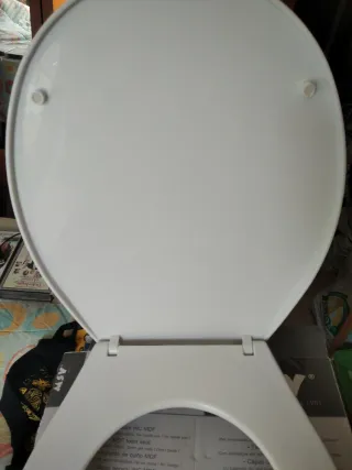 Tapa de WC de PVC Blanca