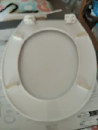Tapa de WC de PVC Blanca