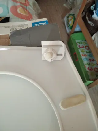 Tapa de WC de PVC Blanca