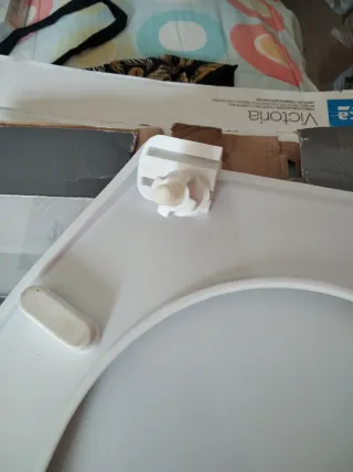 Tapa de WC de PVC Blanca