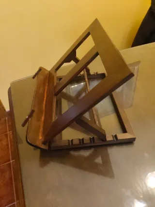 Atril de lectura ajustable madera