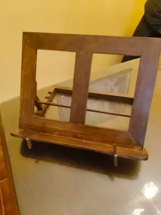 Atril de lectura ajustable madera