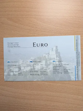Cartera Euros San Marino