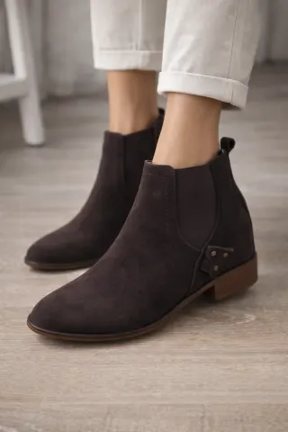 Botines Chelsea Piel Marrón T38 Sonnax