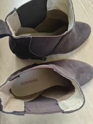 Botines Chelsea Piel Marrón T38 Sonnax