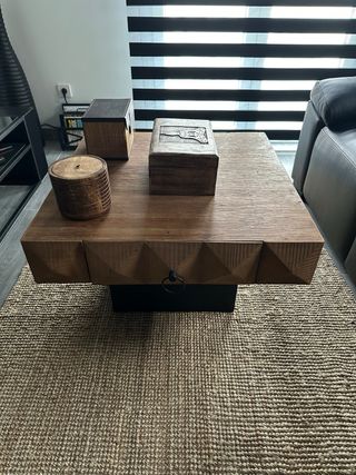 Mesa de centro de madera