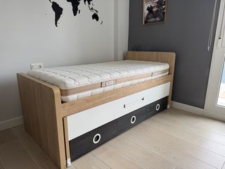Estructura cama 90x190 + 3 cajones
