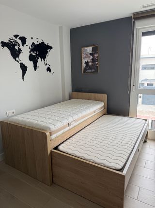 Estructura cama 90x190 + 3 cajones