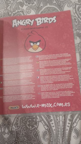 Álbum Coleccionista Angry Birds NUEVO