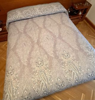 Colcha Edredón Cama 150cm Algodón y Poliéster