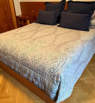 Colcha Edredón Cama 150cm Algodón y Poliéster