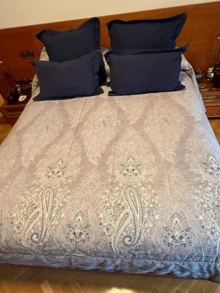 Colcha Edredón Cama 150cm Algodón y Poliéster