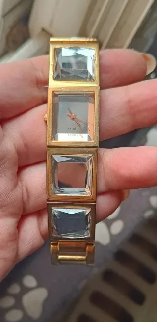 Reloj Guess Mujer Dorado y Plateado