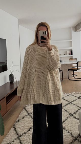 Jersey Zara punto grueso