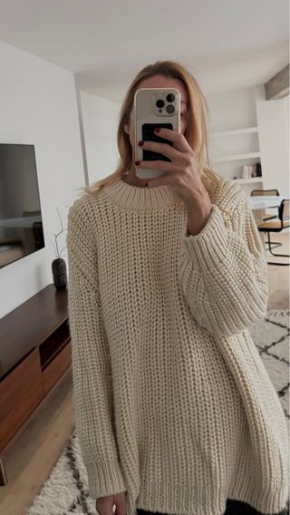 Jersey Zara punto grueso