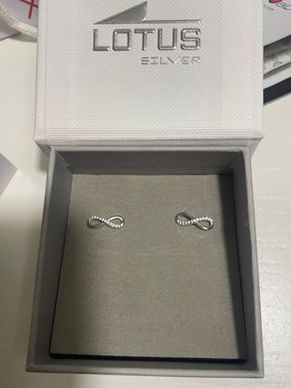 Pendientes Lotus Plata
