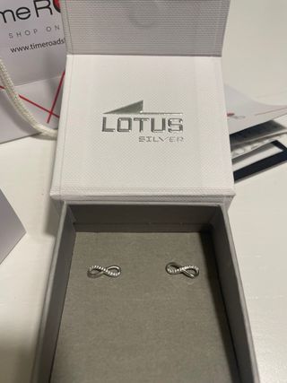 Pendientes Lotus Plata