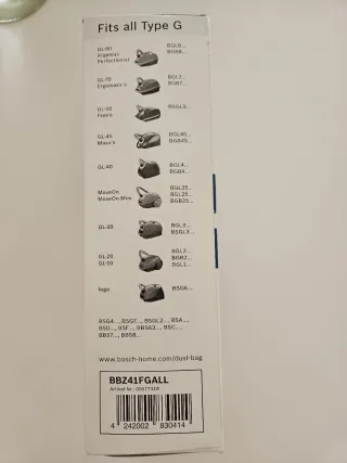 Bolsas aspirador Bosch PowerProtect G ALL