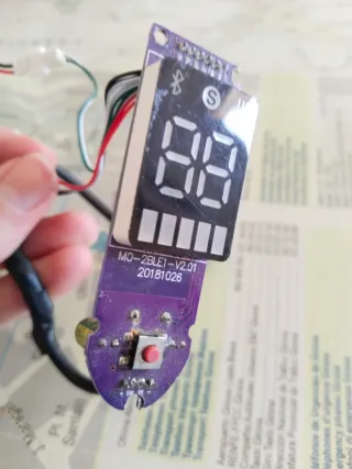 Pantalla patinete eléctrico