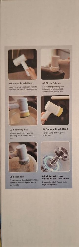 Spazzola Elettrica Rotante Pulizia