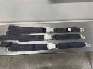 3 Cinturones de Seguridad de Avión