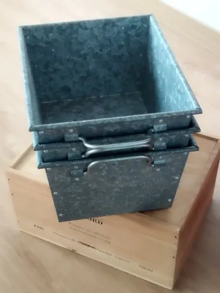 3 Cajas Almacenaje Galvanizadas Ikea