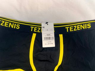 Calzoncillo Tezenis Negro y Amarillo